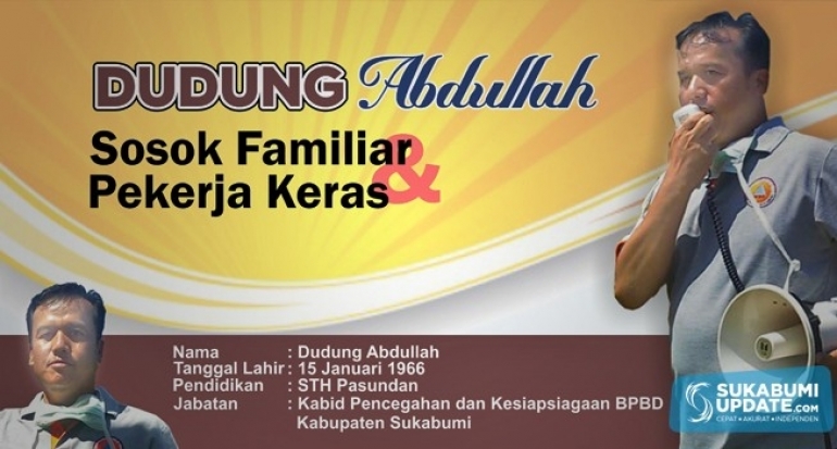 Dekat dengan Masyarakat, Kabid Pencegahan dan Kesiapsiagaan BPBD Kabupaten Sukabumi Ini Bersyukur
